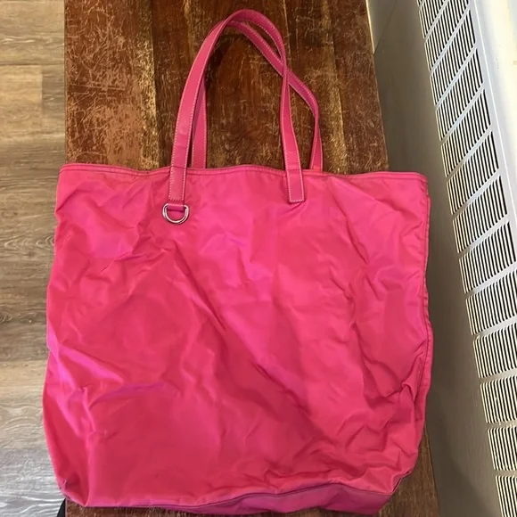 Pink Prada tote